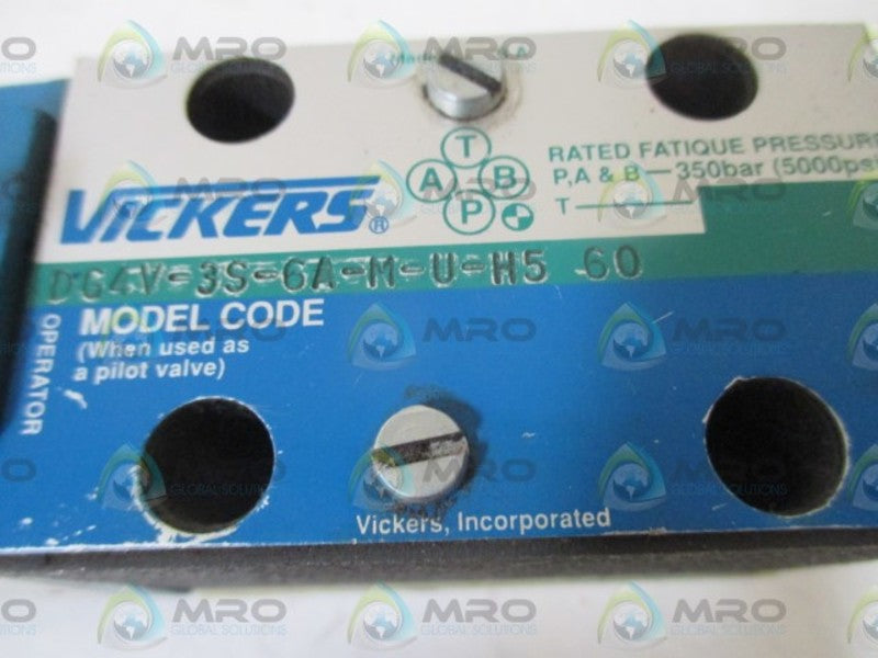 VICKERS DG4V-3S-6A-M-U-H5-60 SOLENOID VALVE  UNMP