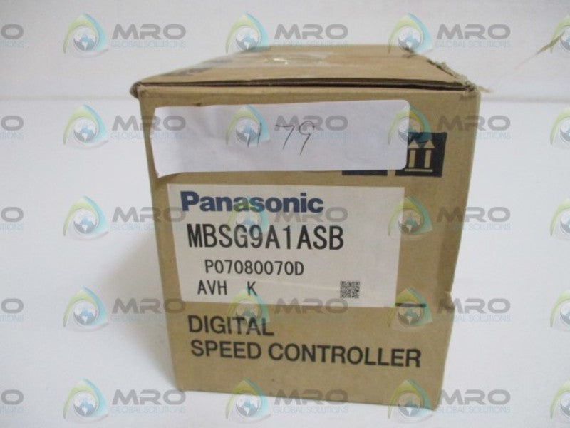 PANASONIC MBSG9A1ASB DIGITAL SPEED CONTROLLER  NSMP