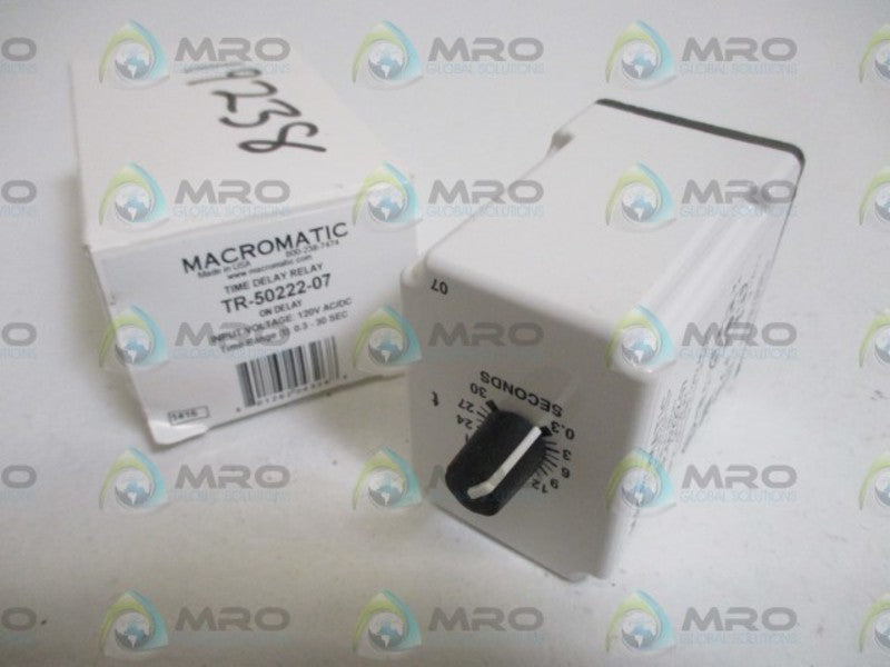 MACROMATIC TR-50222-07 TIME DELAY RELAY  NSMP