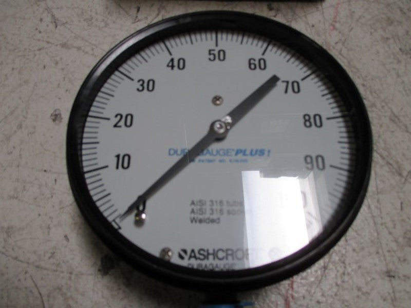 ASHCROFT 452462SS04L-100# DURAGAUGE 0-100 PSI  NSMP