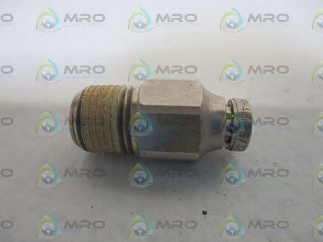 LOT OF 9 NORGREN 124250218 1/8" CONNECTOR *NEW IN BOX*