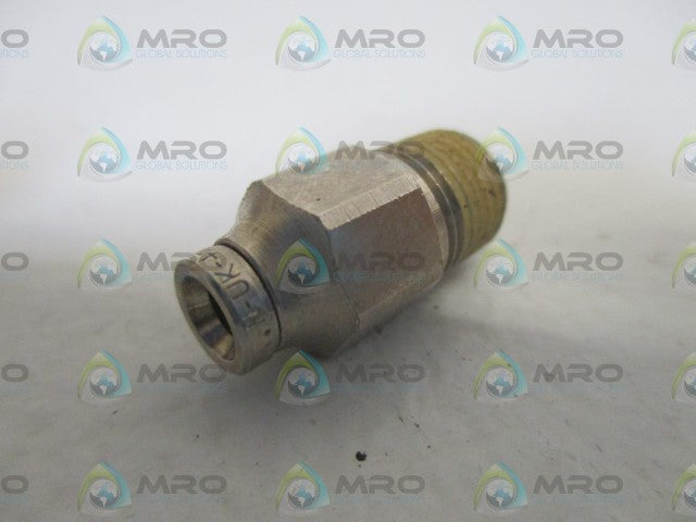 LOT OF 9 NORGREN 124250218 1/8" CONNECTOR *NEW IN BOX*