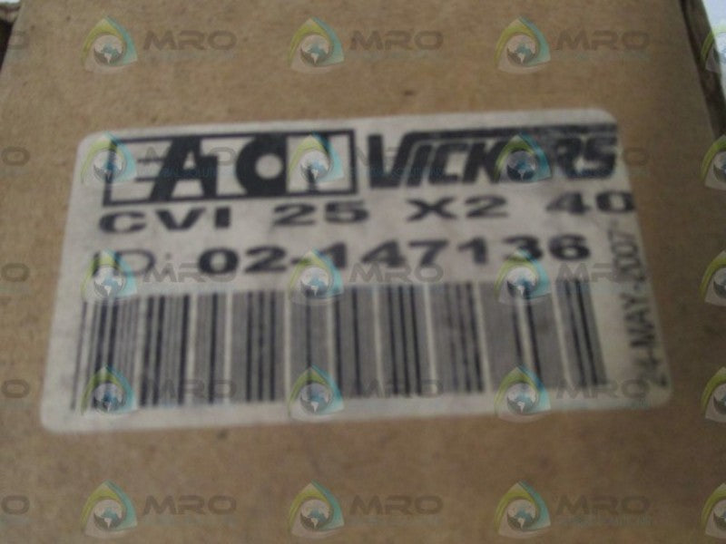 VICKERS CVI25X240 CARTRIDGE VALVE  NSMP