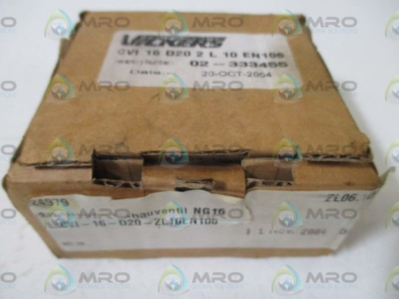 VICKERS CVI16D202L10EN106 CARTRIDGE VALVE  NSMP