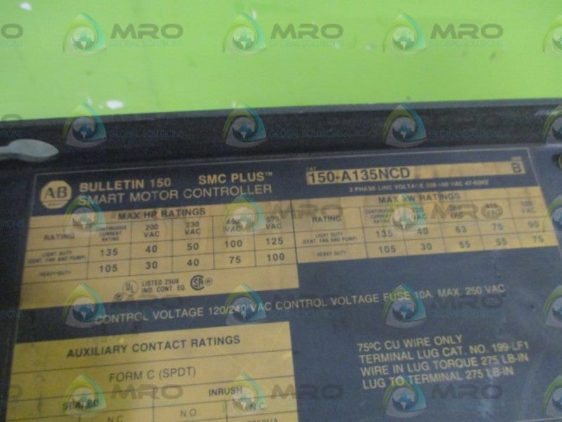 ALLEN BRADLEY 150-A135NCD SER.B  UNMP
