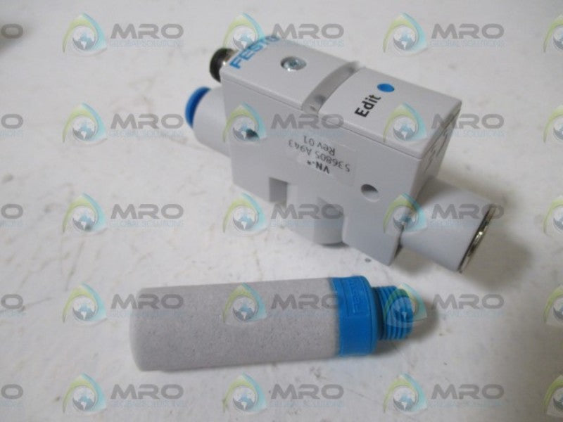 FESTO VN-10-H-T4-PQ2-VQ2-O2-P VACUUM GENERATOR NSMP