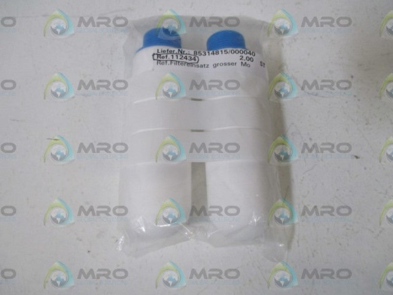 LOT OF 2 112434 FILTER NSNP IN A BAG