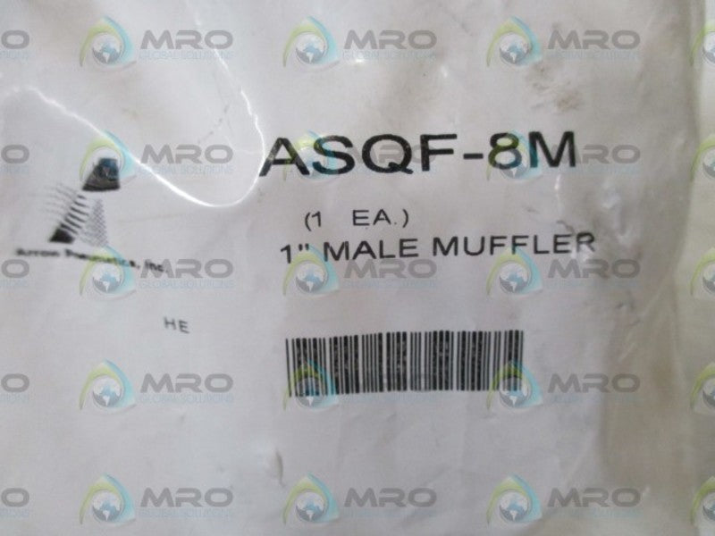 ARROW ASQF-8M 1" MALE MUFFLER * NEW IN A FACTORY BAG *