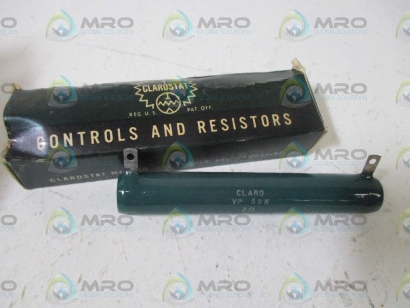 CLAROSTAT VP50K RESISTOR  NSMP