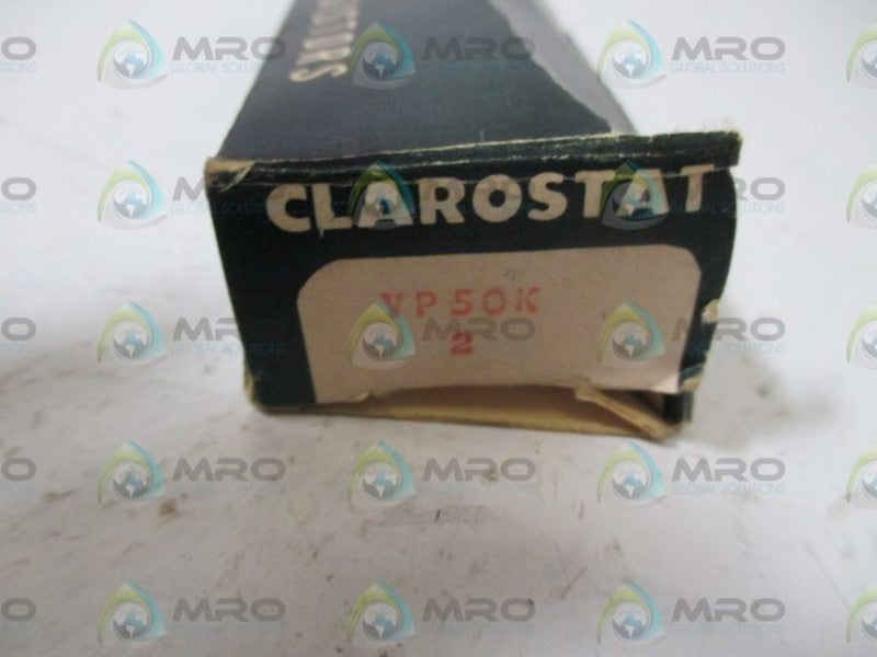 CLAROSTAT VP50K RESISTOR  NSMP