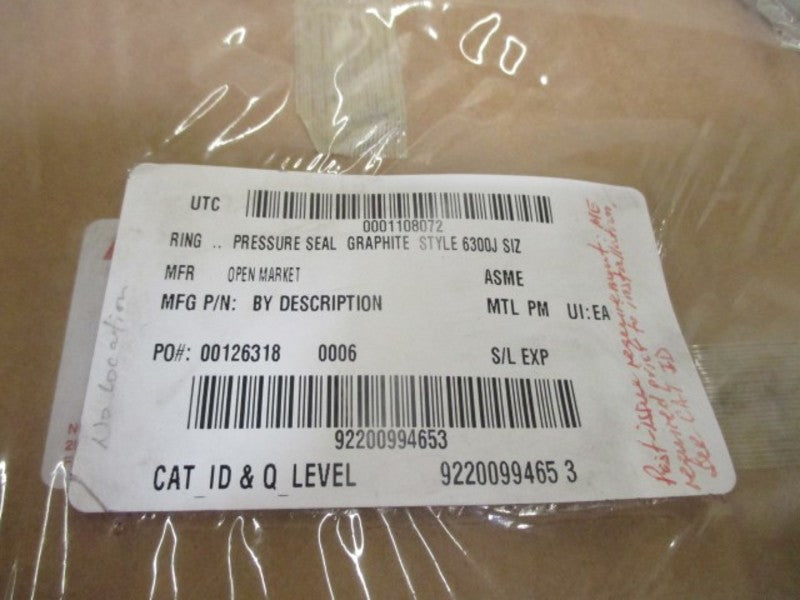 OPEN MARKET 00126318 PRESSURE SEAL  NSMP