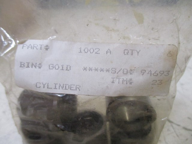 LOT OF 6 GOLD 1002A CYLINDER *NEW NO BOX*