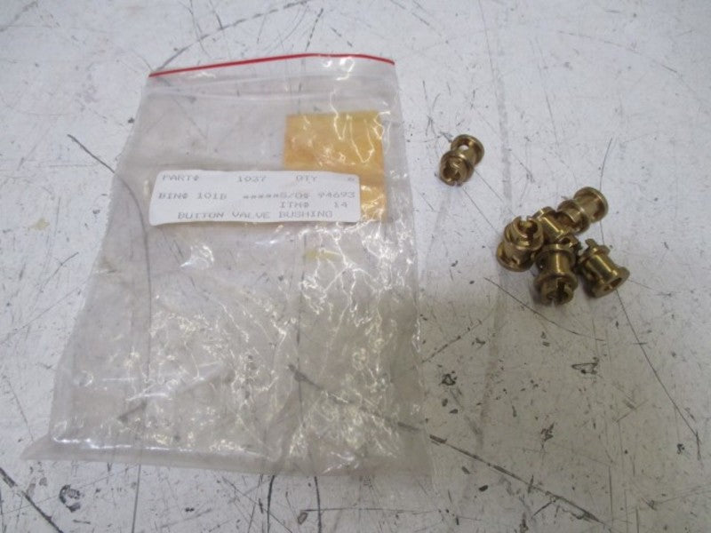 LOT OF 6 ACTION WELL 1037 BUTTON VALVE BUSHING NSNP