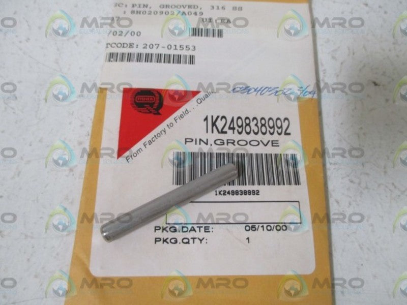 LOT OF 4 FISHER 1K249838992 PIN, GROOVE *ORIGINAL PACKAGE*