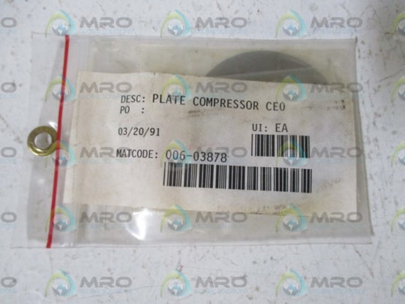 006-03878 PLATE COMPRESSIR  NSNP IN A BAG