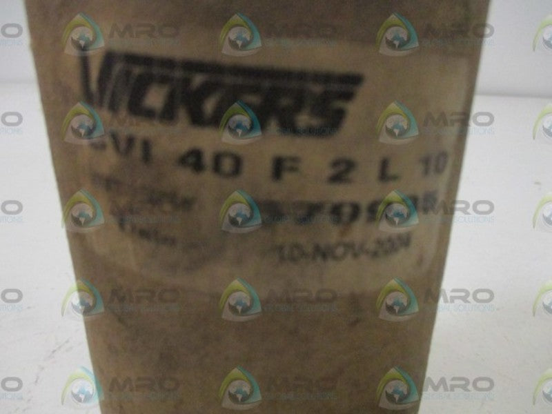 VICKERS CVI 40 F 2 L 10 SLIP IN CARTRIDGE VALVE * ORIGINAL PACKAGE *