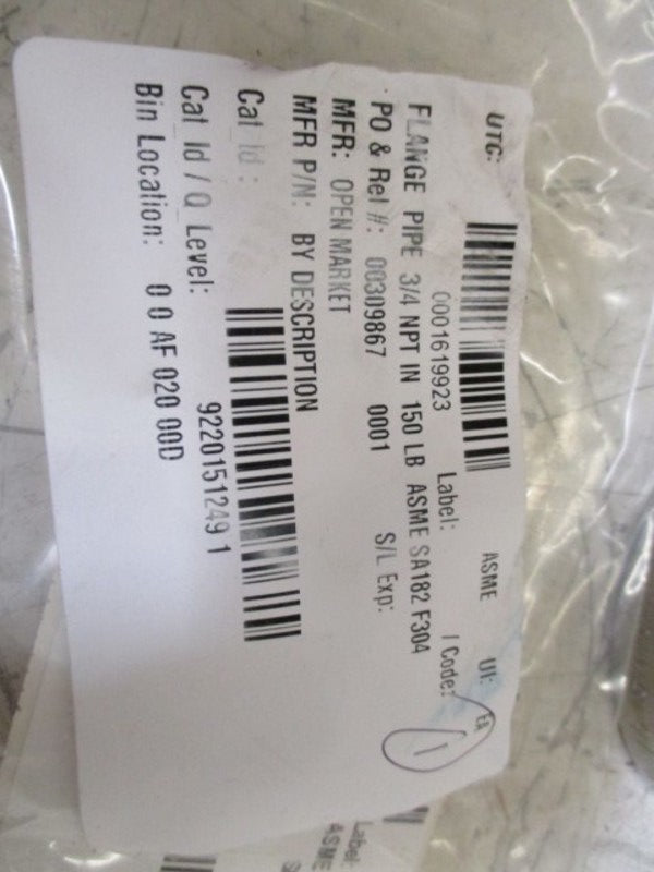OPEN MARKET 9832658 FLANGE PIPE  NSNP