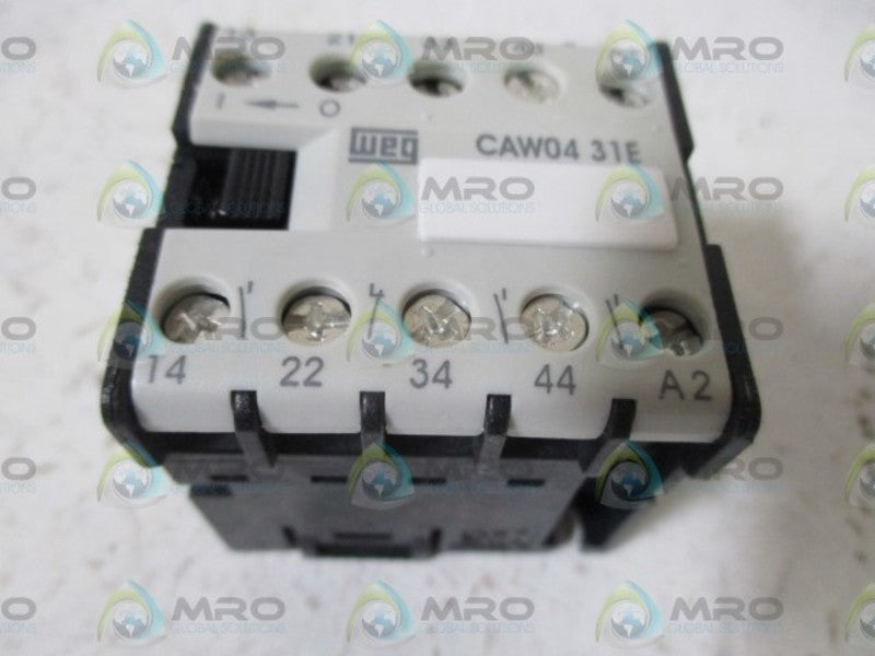 WEG CAW04-31-00V18 MINICONTACTOR  NSMP