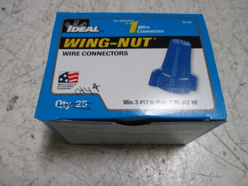 LOT OF 4 IDEAL 454 WIRE CONNECTORS NSMP