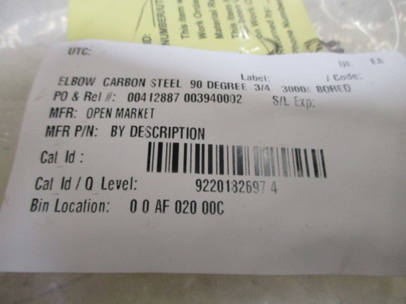 OPEN MARKET 57503 CARBON STEEL 90 DEGREE  NSNP