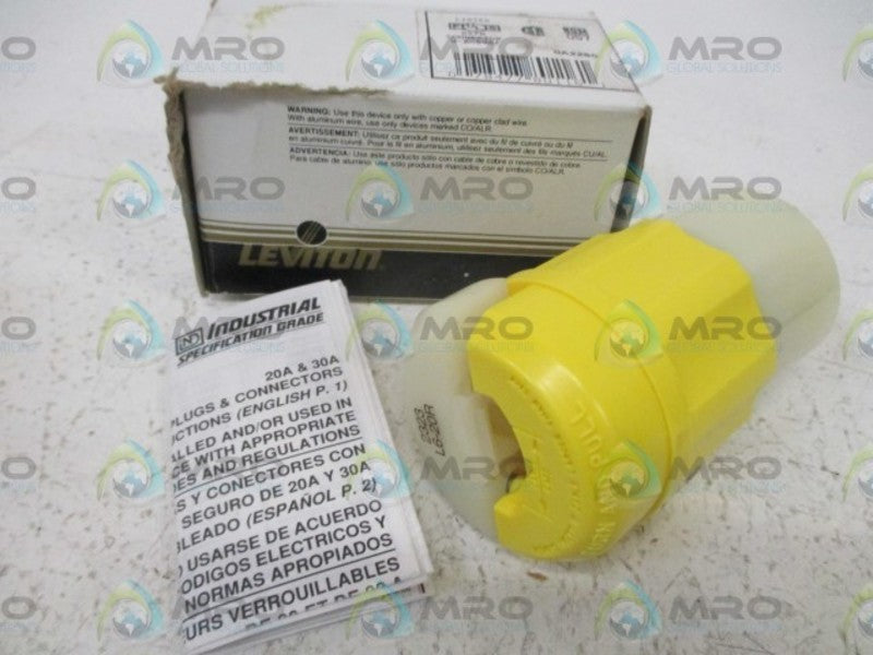 LEVITON 2323-CY LOCKING CONNECTOR  NSMP