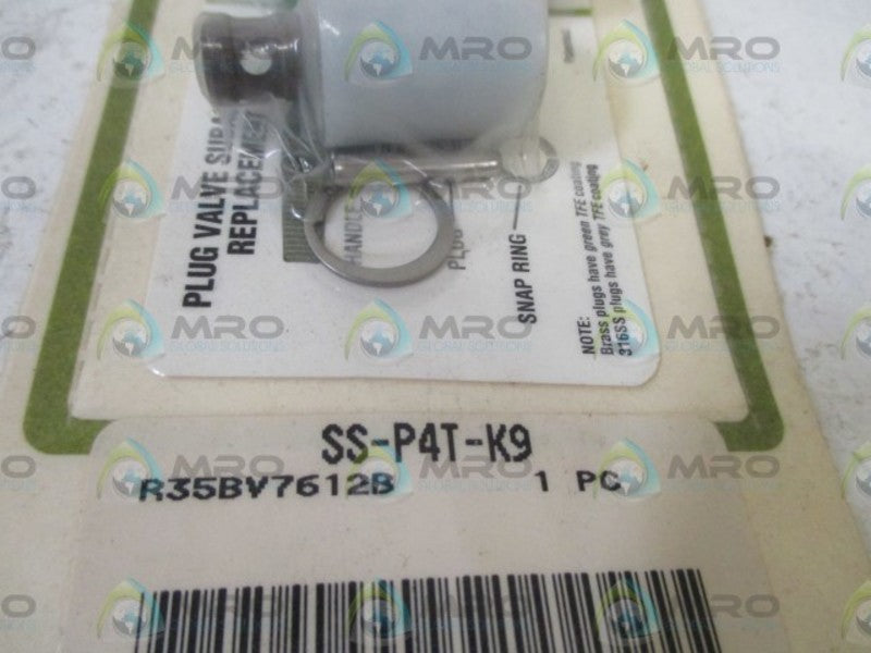 NUPRO SS-P4T-K9 PLUG VALVE ASSEMBLY * ORIGINAL PACKAGE *