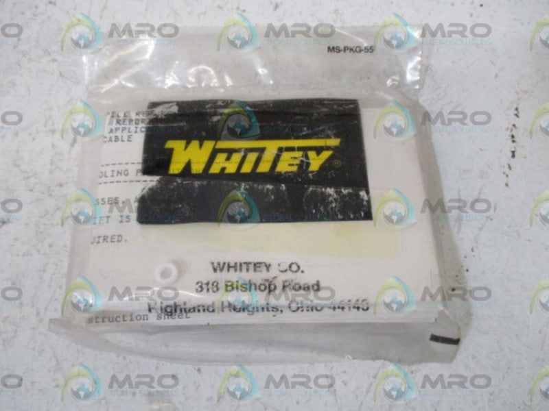 WHITNEY MS-PKG-55 THREADED BRASS NEEDLE VALVE  NSMP