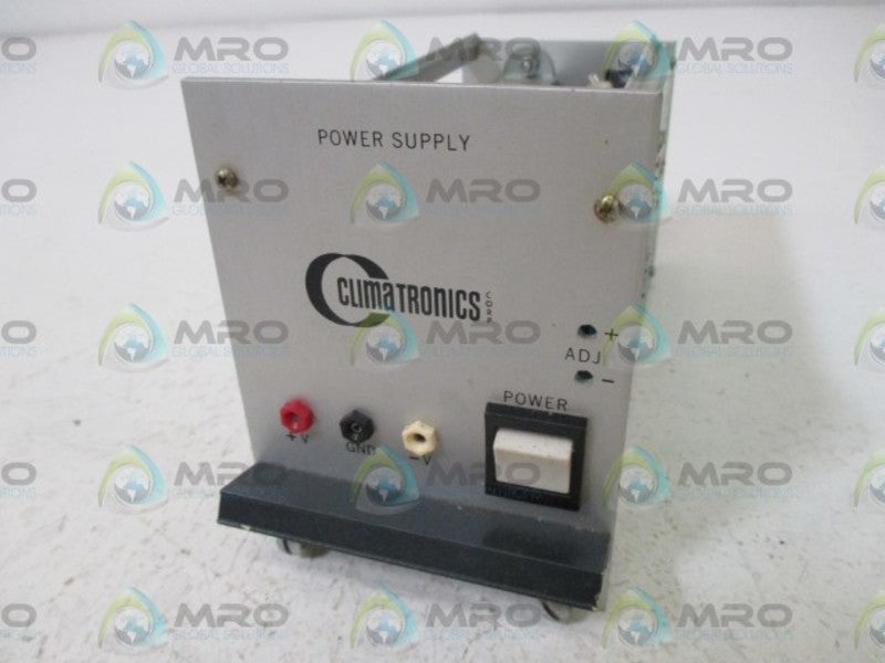 CLIMATRONICS 101074 POWER SUPPLY  UNMP