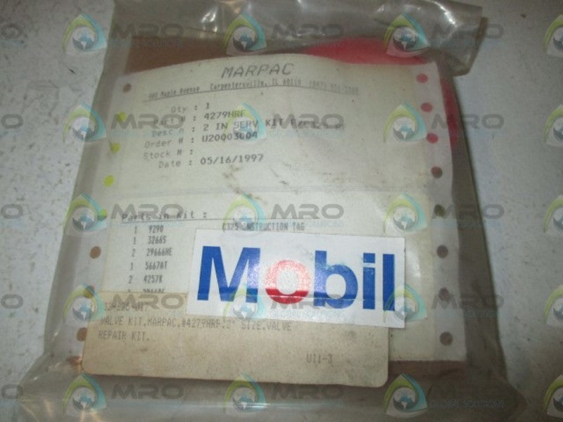 MARPAC 4279HRF VALVE KIT  NSNP IN A BAG