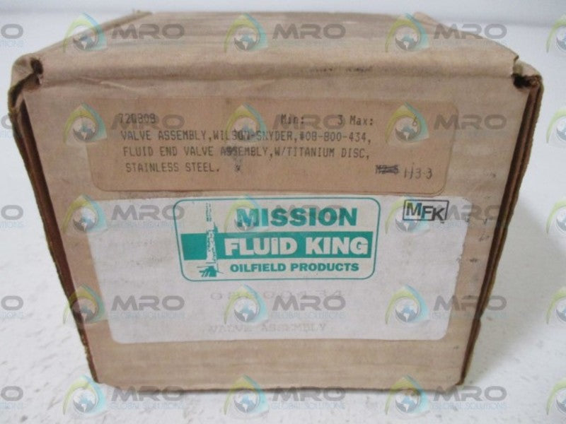 MISSION 08800434 VALVE ASSMBLY  NSMP