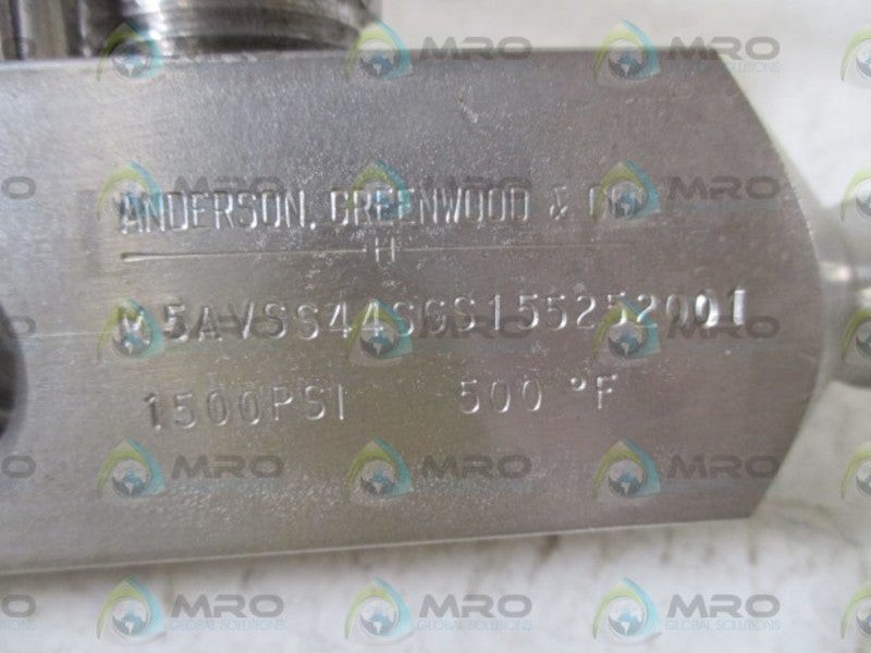 ANDERSON M5AVSS44SGS155252001 NEEDLE VALVE  NSNP OUT OF A BOX