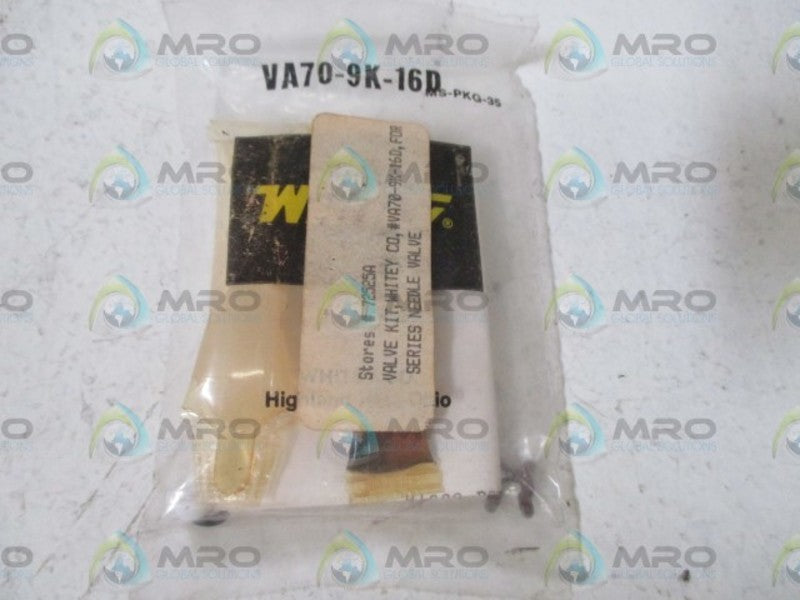 WHITEY VA70-9K-16D VALVE KIT NSNP IN A FACTORY BAG