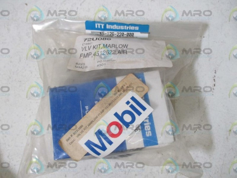 ITT 45-126-220-000 AOD AIR VALVE KIT  NSNP IN A BAG