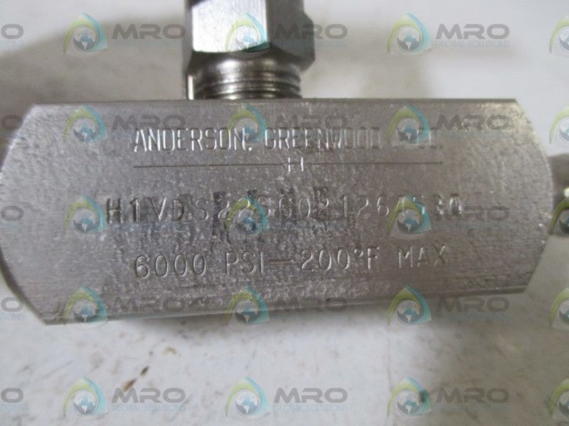 ANDERSON HIVDS22SG0212645302 NEEDLE VALVE  NSMP