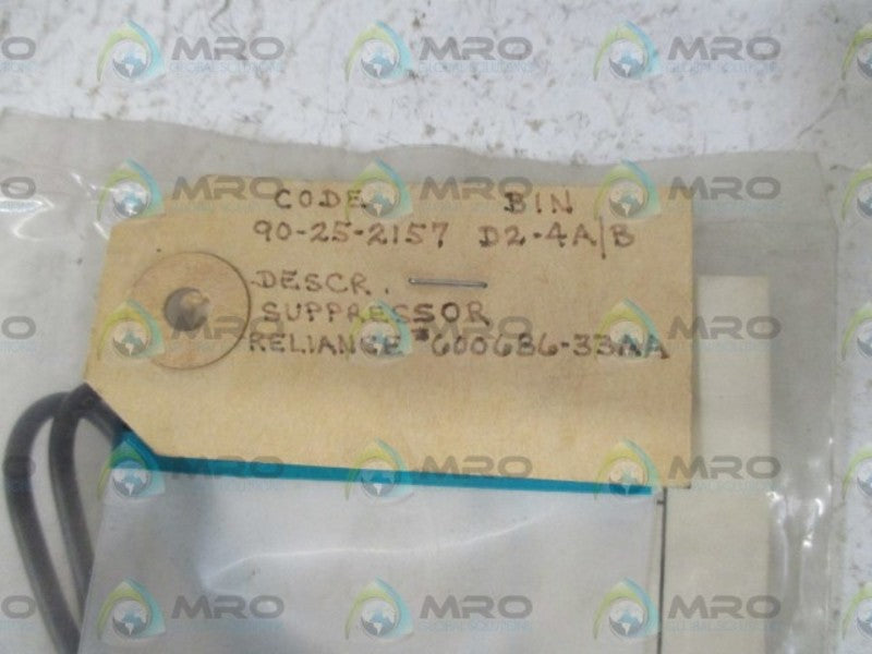RELIANCE ELECTRIC 600686-33A SUPPERSSOR  NSMP