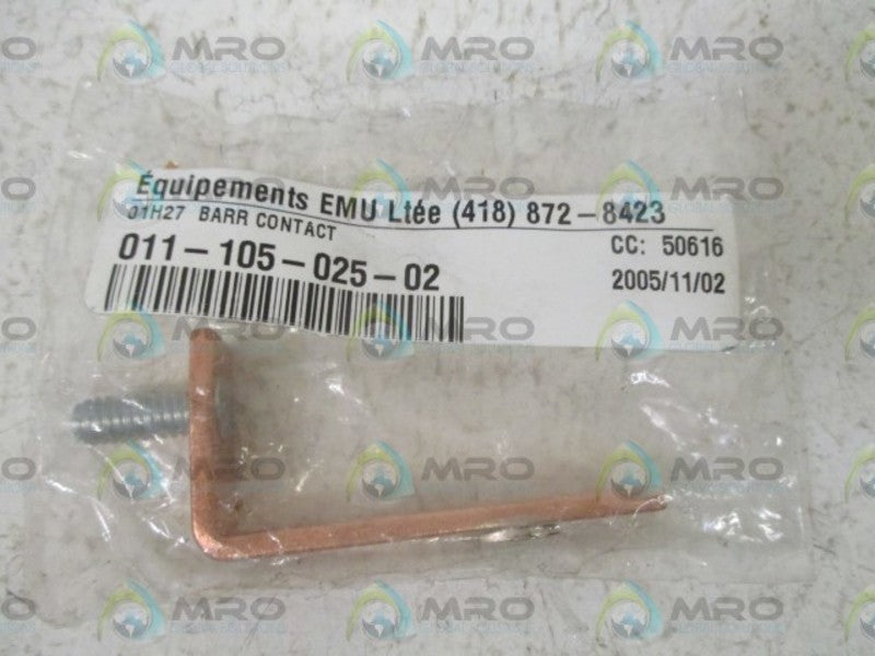 LOT OF 2 EQUIPEMENTS 011-105-025-02 BARR CONTACT NSNP IN A BAG
