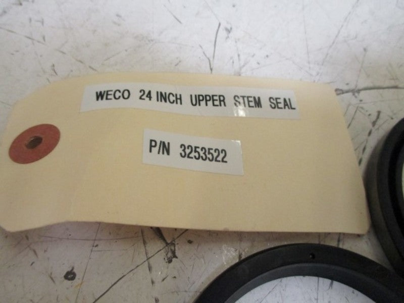 LOT OF 4 WECO 3253522 STEM SEAL NSNP