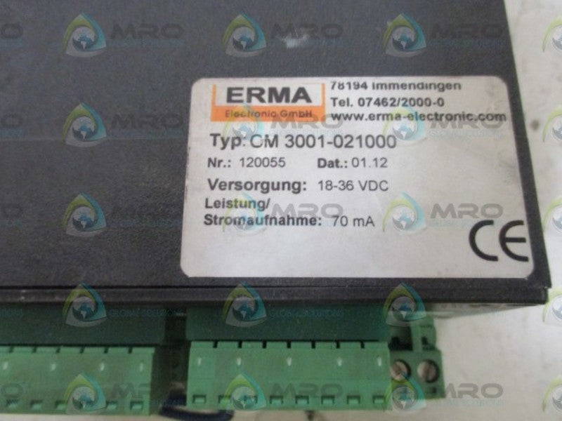ERMA OM 3001-021000 METER  UNMP