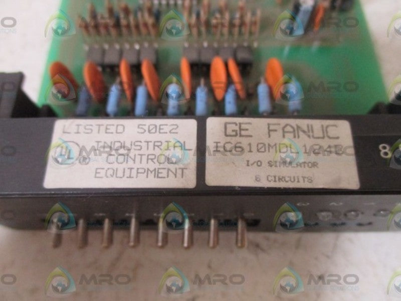 GE FANUC IC610MDL124B I/O SIMULATOR  UNMP