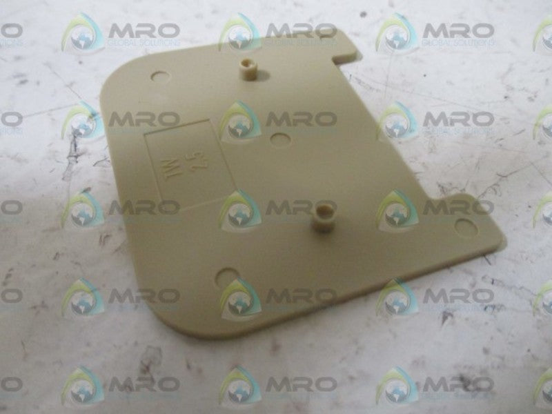 LOT OF 20 WEIDMULLER 0302860000 BEIGE PERTITION PLATE (TWSAK2.5) *NEW IN A BAG*
