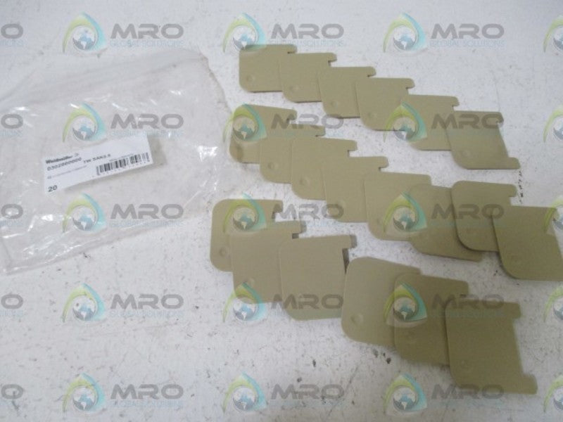 LOT OF 20 WEIDMULLER 0302860000 BEIGE PERTITION PLATE (TWSAK2.5) *NEW IN A BAG*
