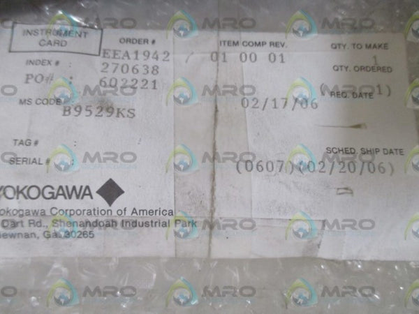 YOKOGAWA B9529KS  NSNP