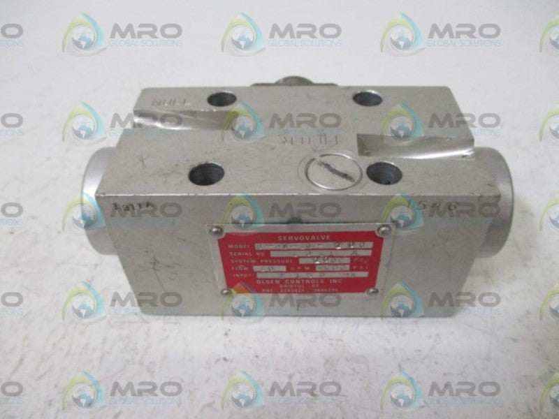 OLSEN CONTROLS INC. S-4F-10-100 SERVO VALVE  UNMP