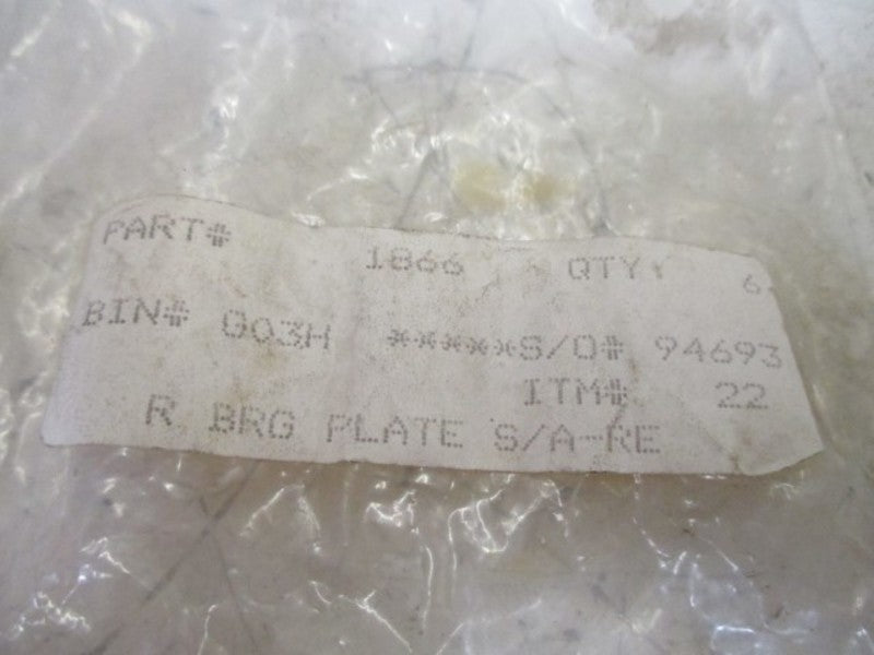 LOT OF 6 OTHER 1866 BRG PLATE NSNP