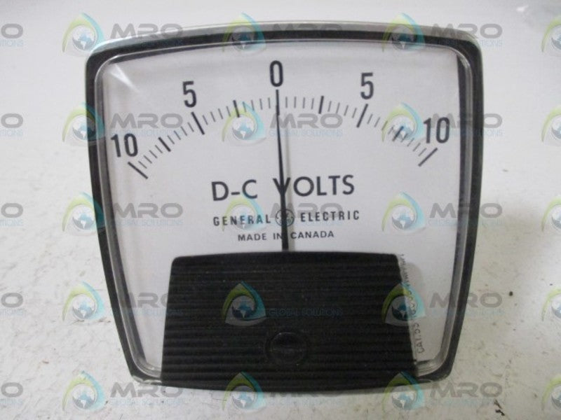 GENERAL ELECTRIC 53-100-C541MTMT PANEL METER 10-0-10  NSMP