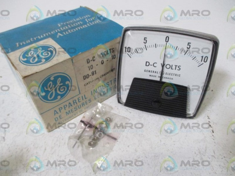 GENERAL ELECTRIC 53-100-C541MTMT PANEL METER 10-0-10  NSMP