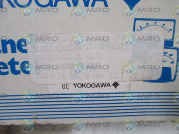YOKOGAWA 250-320-PZXS PANEL METER 0-800  NSMP