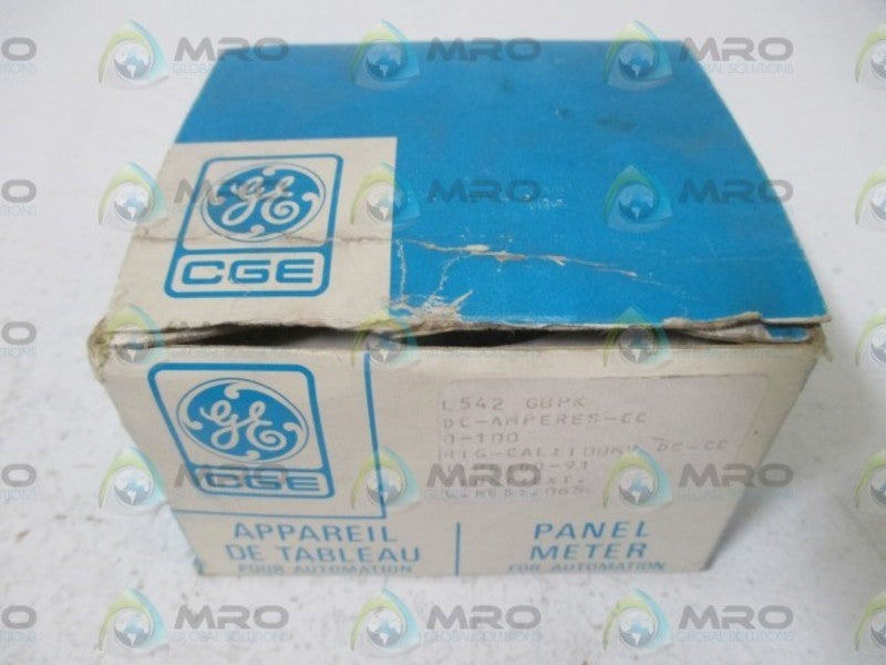 GENENAL ELECTRIC L542 GBPK 0-100  NSMP