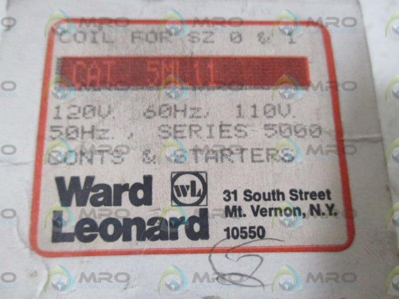 WARD LEONARD 5ML11 COIL 120V  NSMP