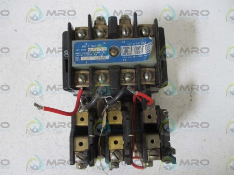 WARD LEONARD 5010-3951-14 STARTER 120V  UNMP